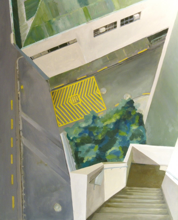 Steps / oil on canvas / 160 x 130cm / 2008 / Private Collection