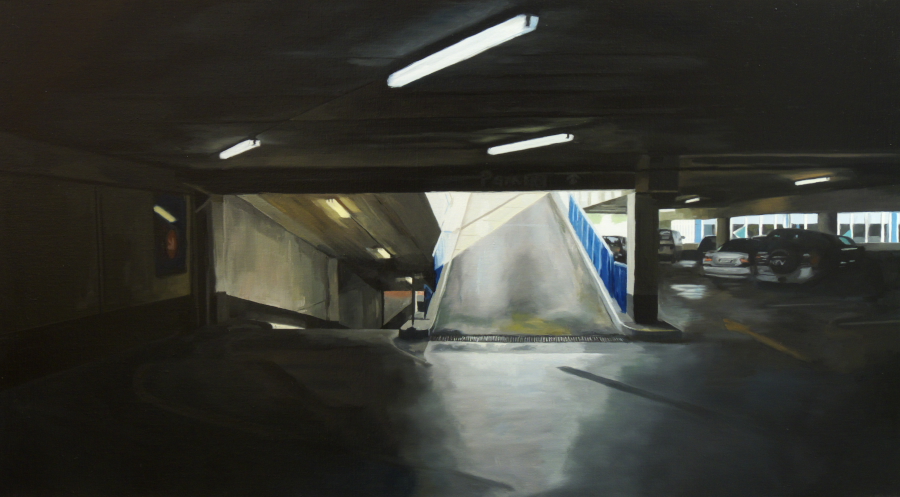 Upper ramp (CP6) / oil on linen / 76 x 137cm / 2010 / Private Collection