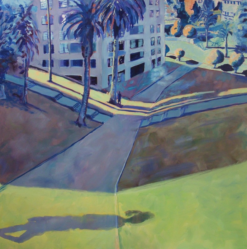 Urban park 5 / oil on canvas / 120 x 120cm / 2008 / Private Collection