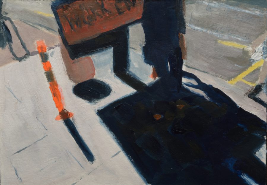 City Works 01 / oil on paper / 105 x 148 mm