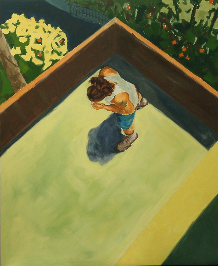 Man on Deck / oil on canvas / 120 x 100 / 2008