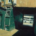 Behind Mt Eden Road / oil on board / 25 x 25 cm / Private collection thumbnail