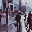 Britomart 04 / oil on card / A6 / Private collection thumbnail