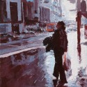 Britomart 06 / oil on card / A6 / Private collection thumbnail