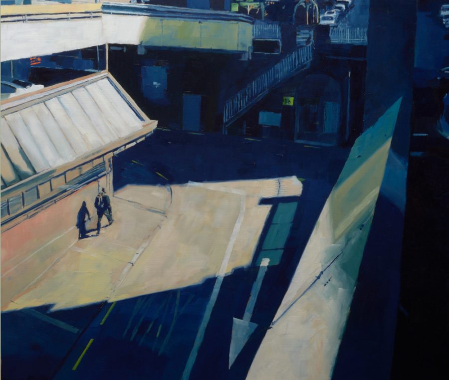 Steps, Durham St W / oil on board / 60 x 70 cm / 2019 / Private collection