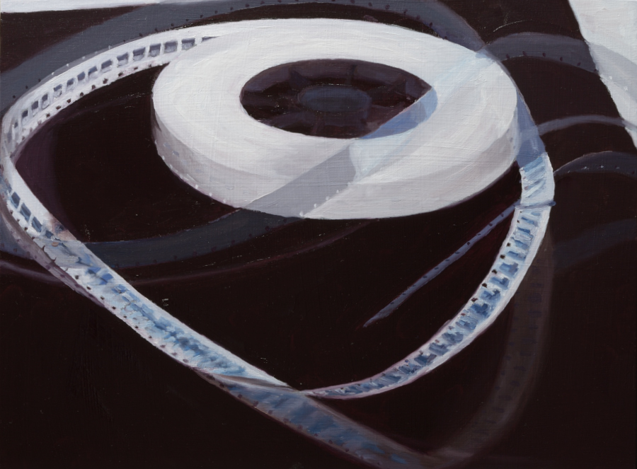 16mm Rushes / oil on board / 30 x 40 cm / 2021