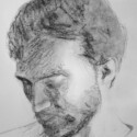 Head study of Tom from life and photographs, graphite and charcoal on paper thumbnail