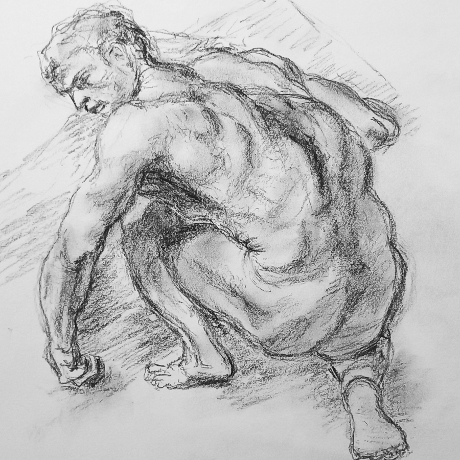Copy of Peter Paul Rubens' Study for Abraham and Melchezedek