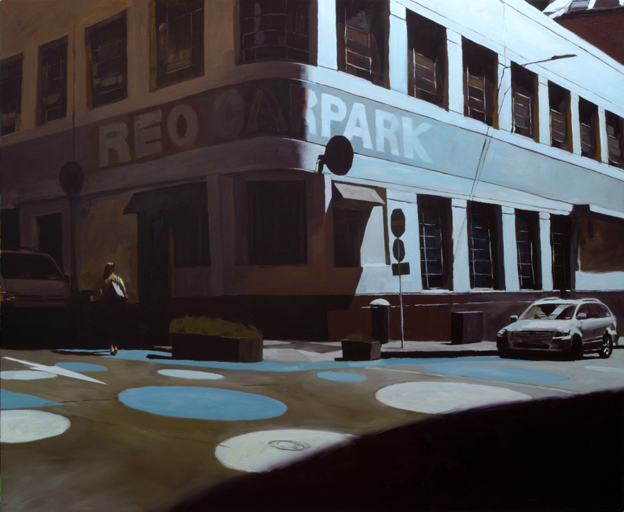 Mo's Bar, corner of Federal Street / oil on canvas / 1300 x 1600 mm / Private collection