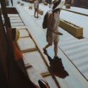 High Street figures / oil on canvas / 1100 x 800 mm / Private collection thumbnail