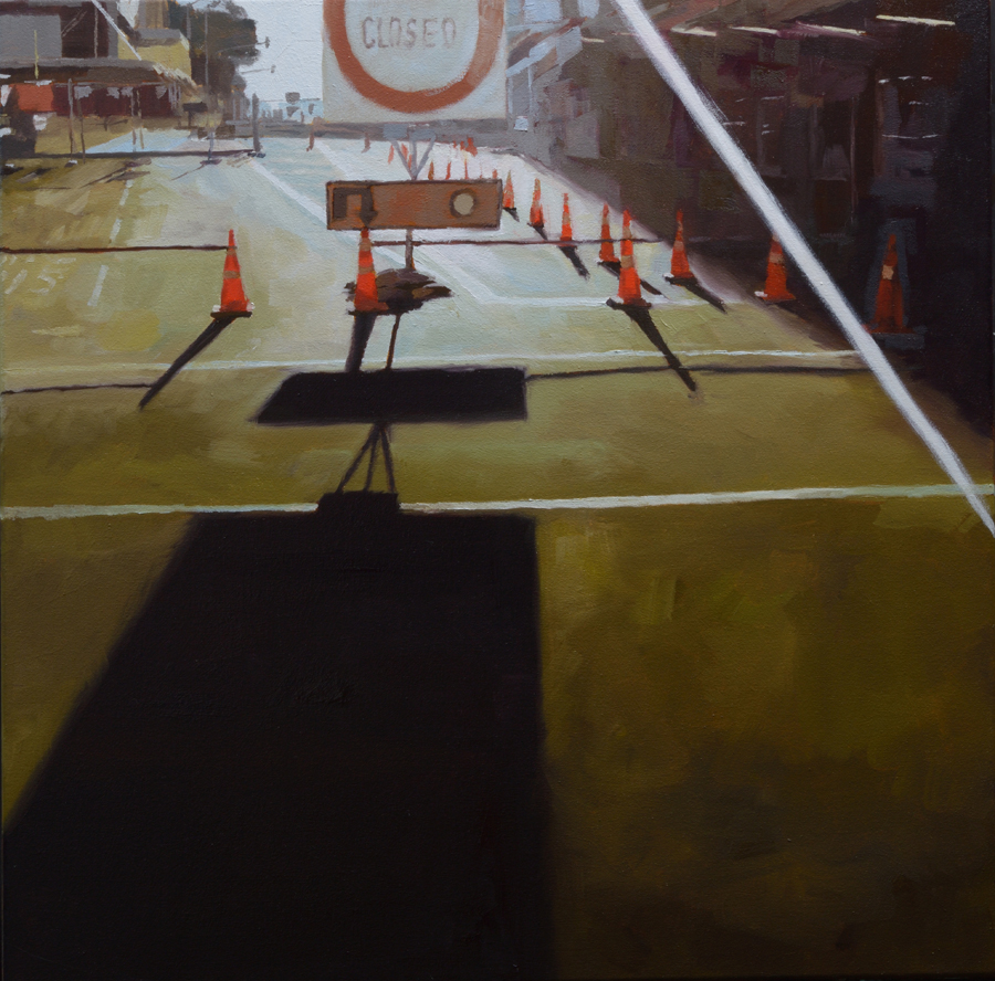 Victoria Street West / oil on canvas / 700 x 700 mm