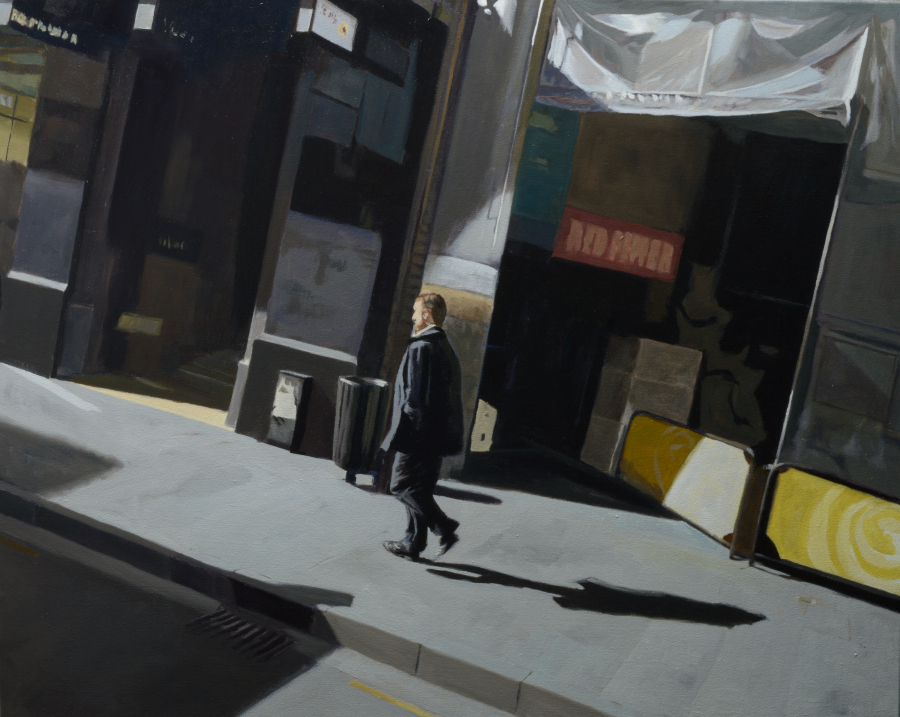 High Street 3 / oil on canvas / 80 x 100 cm