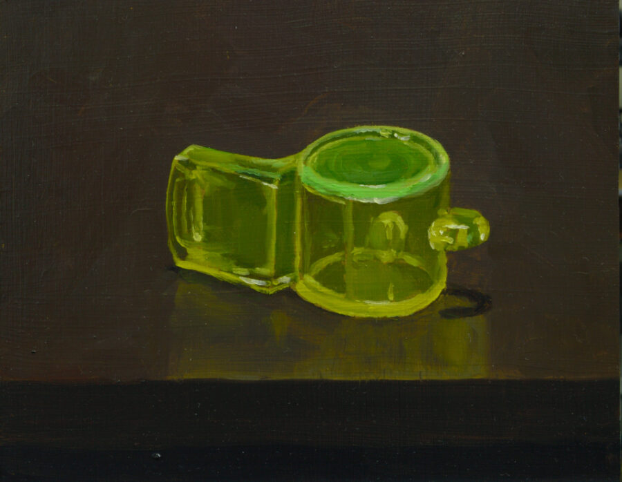 Plastic Whistle / Oil on board / 15 x 20 cm / 2019